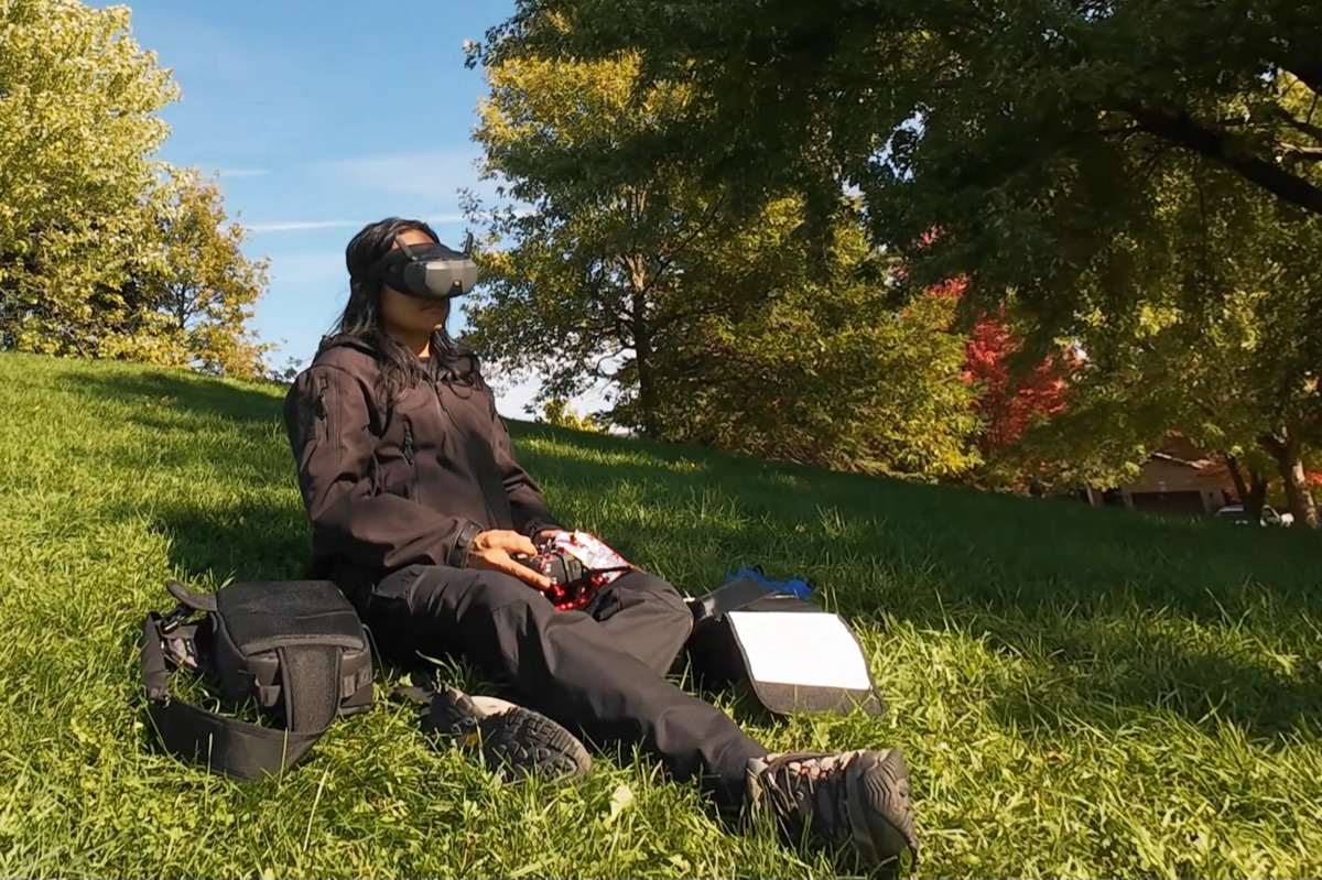 FPV freestyle drone flying — powerloops and precision flight maneuvers